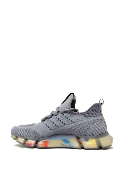 Guja Unisex Jel Taban Triko Spor Ayakkabı Gri BLG410-2
