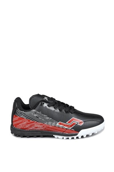 Jump Erkek Çocuk Halısaha Krampon Siyah Kırmızı JM28116
