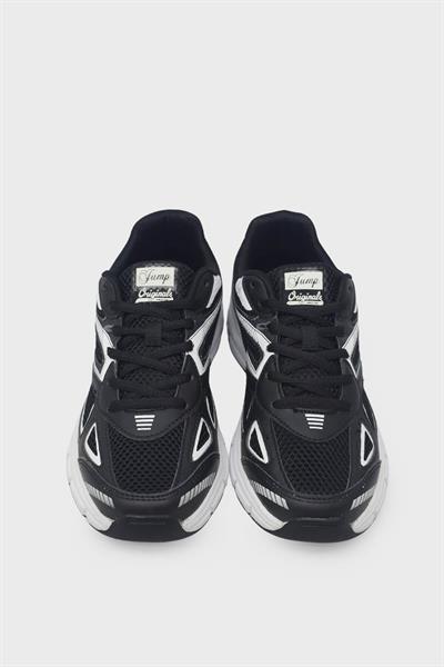 Jump Kadın Bağcıklı Spor Ayakkabı Siyah Beyaz JM28790