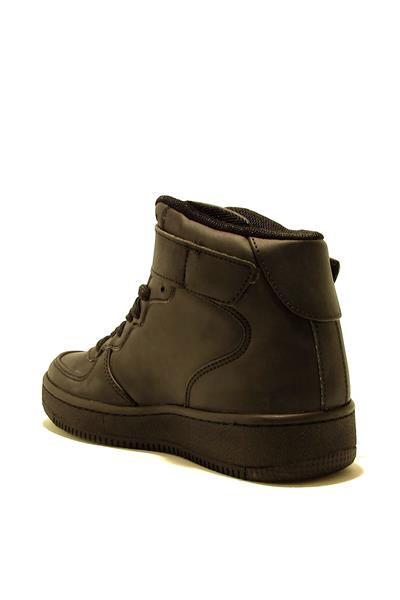 Jump Unisex Çocuk Boğazlı Spor Ayakkabı Siyah JM16308-G