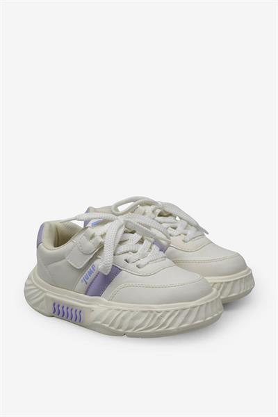 Jump Unisex Çocuk Cırtlı Sneaker Beyaz Mor JM35260