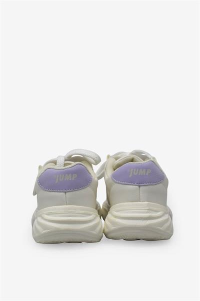 Jump Unisex Çocuk Cırtlı Sneaker Beyaz Mor JM35260