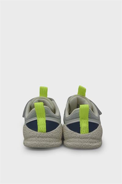 Jump Unisex Çocuk Cırtlı Spor Ayakkabı Gri Yeşil JM31127