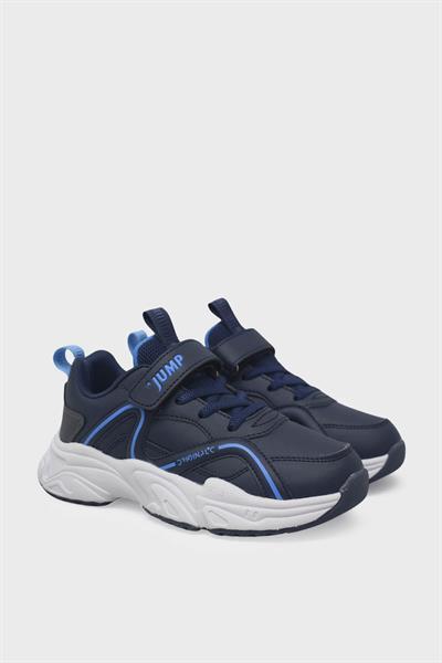 Jump Unisex Çocuk Cırtlı Spor Ayakkabı Lacivert JM29603