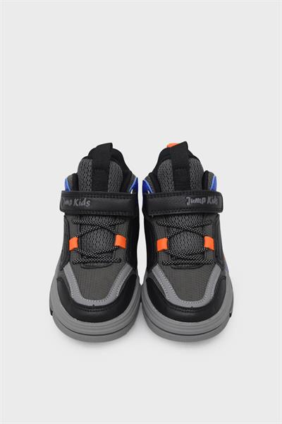 Jump Unisex Çocuk Jordan Spor Ayakkabı Gri Siyah JM31093