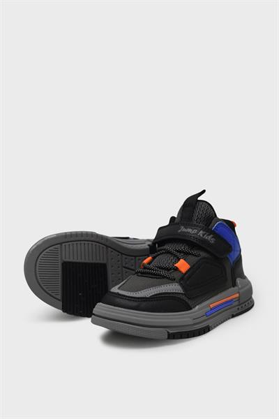Jump Unisex Çocuk Jordan Spor Ayakkabı Gri Siyah JM31093