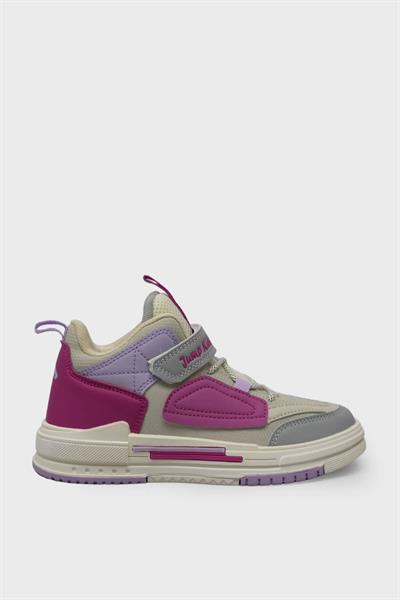 Jump Unisex Çocuk Jordan Spor Ayakkabı Bej Fuşya JM31093