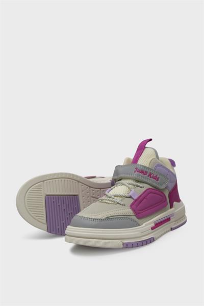 Jump Unisex Çocuk Jordan Spor Ayakkabı Bej Fuşya JM31093