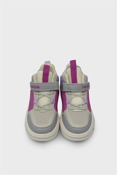 Jump Unisex Çocuk Jordan Spor Ayakkabı Bej Fuşya JM31093