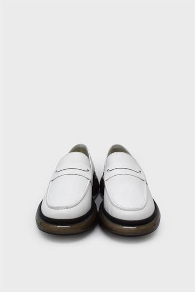 Kanuga Erkek Casual Deri Ayakkabı Beyaz K-FSC9837