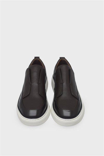 Kanuga Erkek Casual Deri Ayakkabı Kahve Flotter K-FSC3288