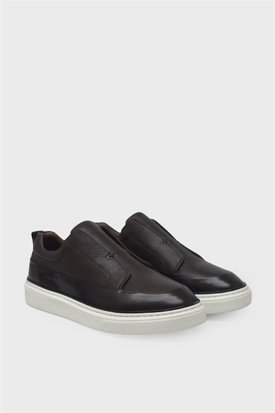 Kanuga Erkek Casual Deri Ayakkabı Kahve Flotter K-FSC3288
