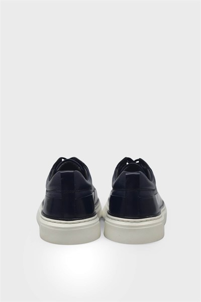 Kanuga Erkek Casual Deri Ayakkabı Lacivert Flotter K-FSC3295