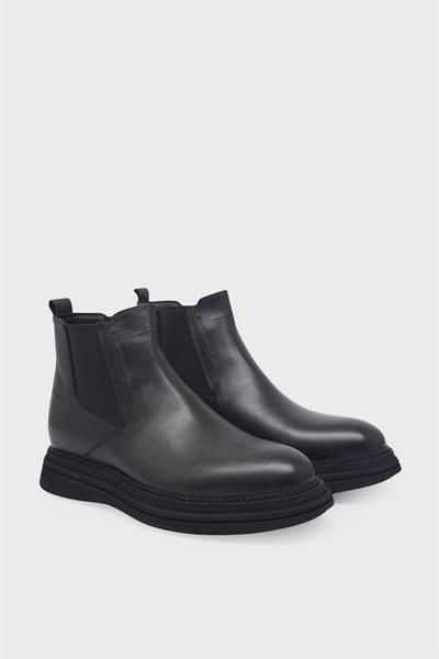 Kanuga Erkek Casual Deri Bot Siyah K-FSC3160
