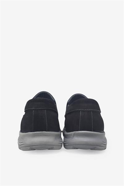Kanuga Erkek Comfort Deri Ayakkabı Nubuk Siyah RLX107