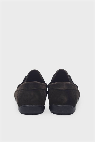 Kanuga Erkek Deri Loafer Kahve Süet K-FSC3302