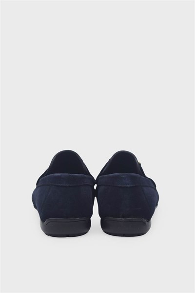 Kanuga Erkek Deri Loafer Lacivert Nubuk K-FSC3302