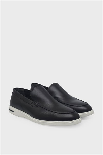 Kanuga Erkek Deri Loafer Siyah K-FSC3294