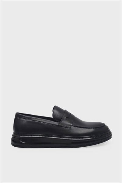 Kanuga Erkek Deri Loafer Siyah K-FSC3293
