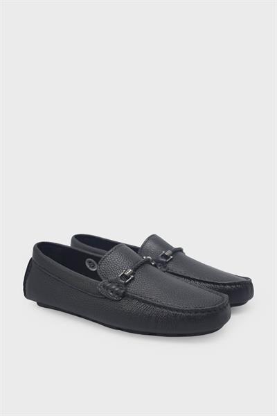 Kanuga Erkek Deri Loafer Siyah K-FSC8724
