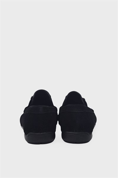 Kanuga Erkek Deri Loafer Siyah Süet K-FSC3302