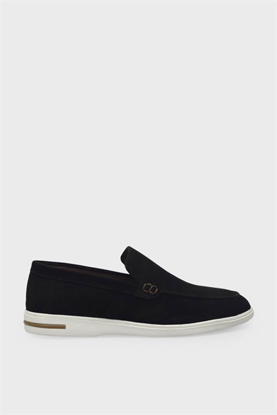 Kanuga Erkek Deri Loafer Süet Kahve K-FSC3294