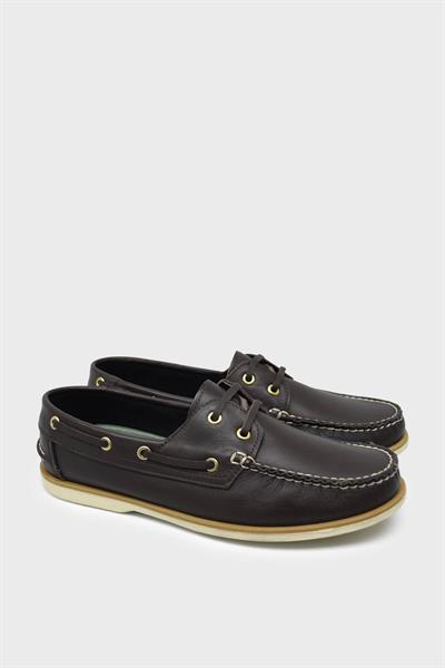 Kanuga Erkek Günlük Timberland Deri Ayakkabı Kahve KVZL2201