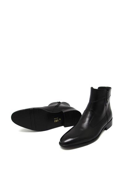 Kanuga Erkek Klasik Deri Bot Siyah K-FSC8514