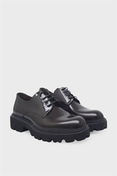 Kanuga Erkek Loafer Deri Ayakkabı Kahve Açma K-FSC3283