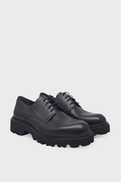 Kanuga Erkek Loafer Deri Ayakkabı Siyah K-FSC3283