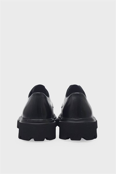 Kanuga Erkek Loafer Deri Ayakkabı Siyah Açma K-FSC3283