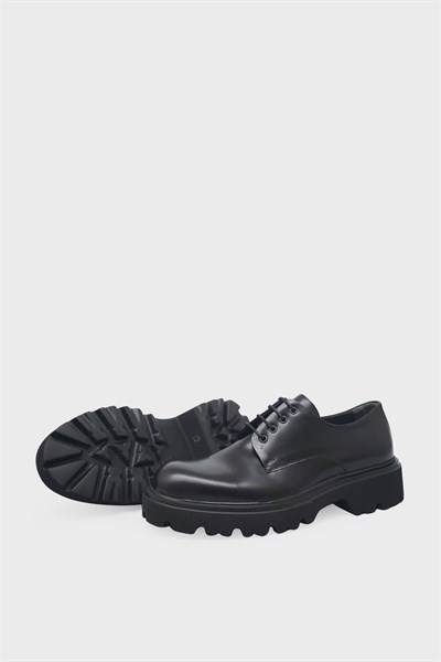 Kanuga Erkek Loafer Deri Ayakkabı Siyah Açma K-FSC3283