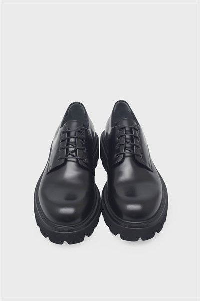 Kanuga Erkek Loafer Deri Ayakkabı Siyah Açma K-FSC3283