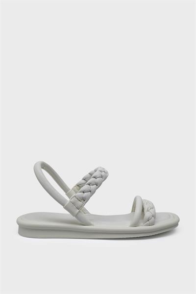 Kanuga Kadın Casual Örgülü Sandalet Beyaz RSL2200