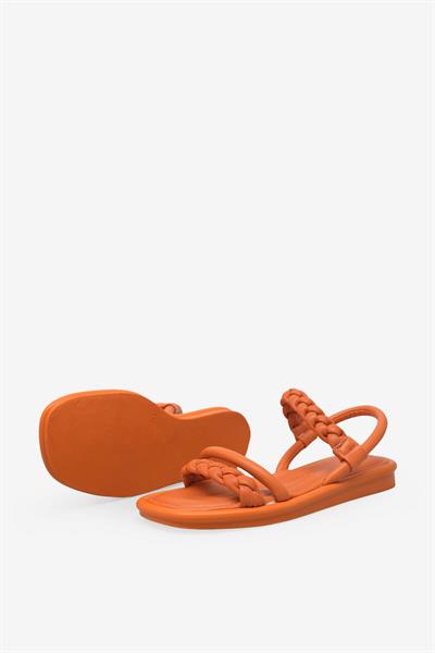 Kanuga Kadın Casual Örgülü Sandalet Turuncu RSL2200