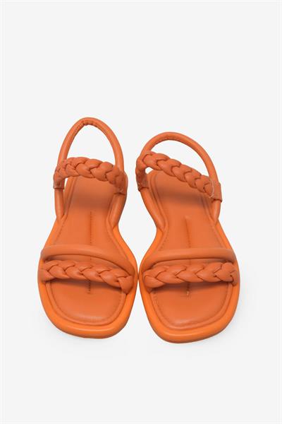 Kanuga Kadın Casual Örgülü Sandalet Turuncu RSL2200