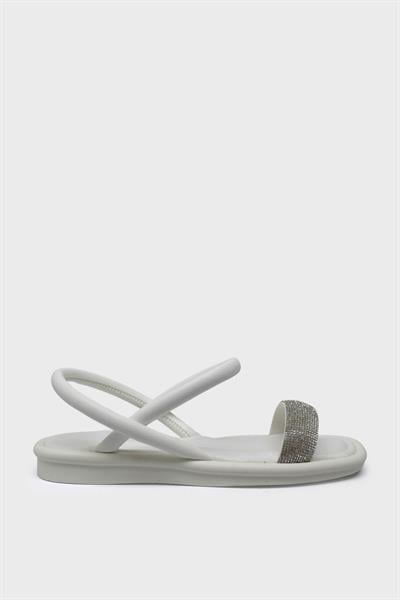 Kanuga Kadın Casual Sandalet Beyaz RSL2209