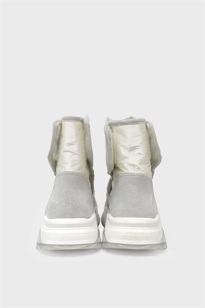 Kanuga Kadın Cırtlı Kar Botu Beyaz SMS6535