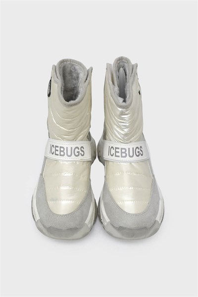 Kanuga Kadın Cırtlı Kar Botu Beyaz SMS6535