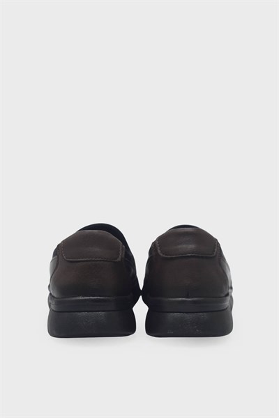 Kanuga Kadın Comfort Deri Ayakkabı Kahve AYK4217