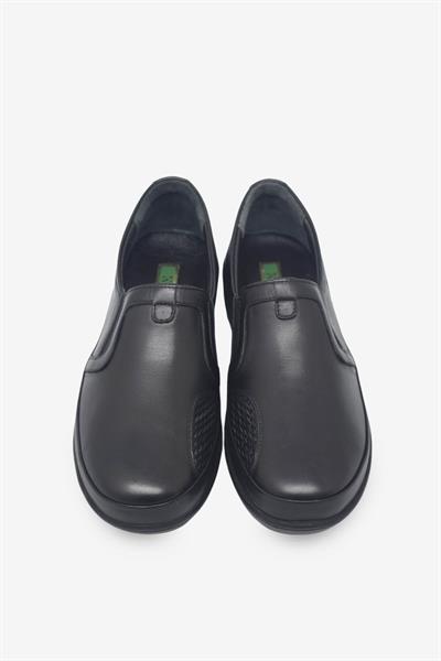 Kanuga Kadın Comfort Deri Ayakkabı Siyah EVD2665