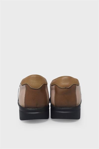 Kanuga Kadın Comfort Deri Ayakkabı Taba EVD-2729