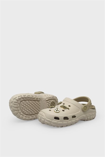 Kanuga Kadın Crocsstyle Terlik Ekru MYS960