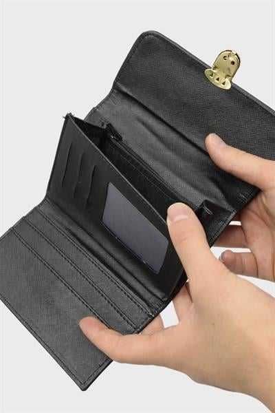 Kanuga Kadın Cüzdan Siyah SHN2209