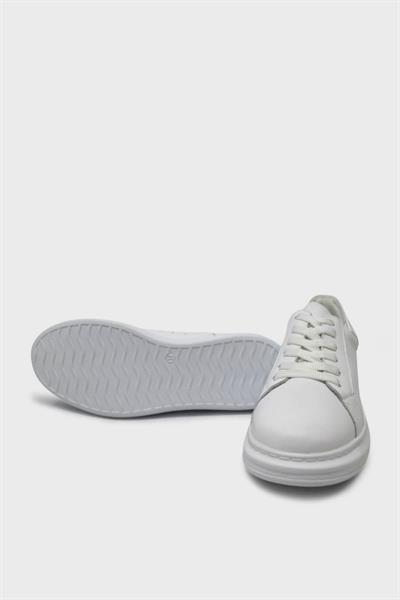 Kanuga Kadın Deri Sneakers Beyaz ASL-010