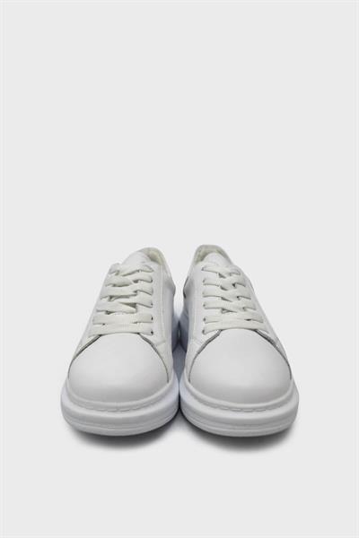 Kanuga Kadın Deri Sneakers Beyaz ASL-010