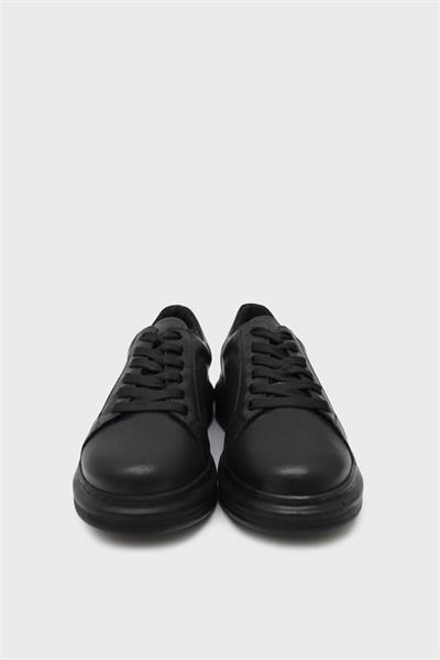 Kanuga Kadın Deri Sneakers Siyah ASL-010