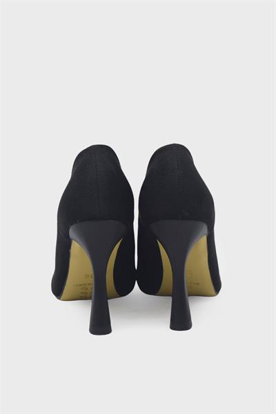 Kanuga Kadın Kadeh Topuk Stiletto Ayakkabı Süet Siyah LPA1302