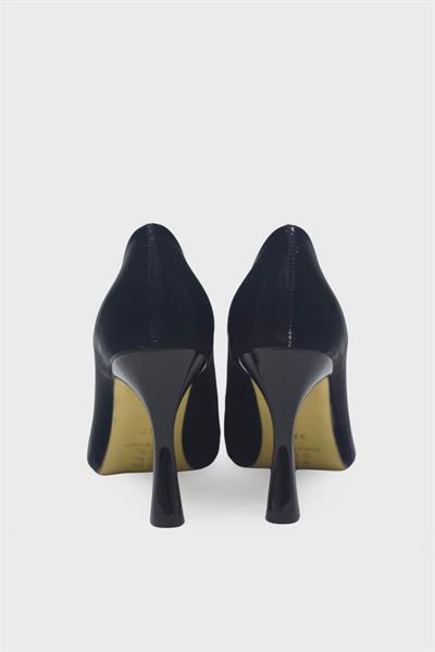 Kanuga Kadın Kadeh Topuk Stiletto Ayakkabı Vakum Siyah LPA1302