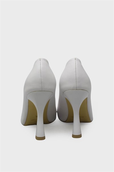 Kanuga Kadın Kadeh Topuk Stiletto Ayakkabı Beyaz LPA1302